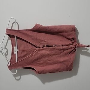 Women's Croped Sleeveless Top